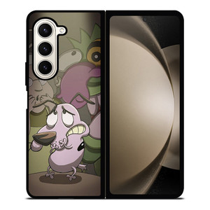 COURAGE THE COWARDLY DOG 3 Samsung Z Fold 5 Case