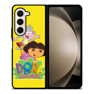 CUTE DORA THE EXPLORER Samsung Z Fold 5 Case CUTE DORA THE EXPLORER Samsung Z Fold 5 Case