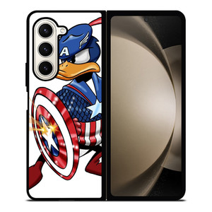DAFFY DUCK CAPTAIN AMERICA 2 Samsung Z Fold 5 Case DAFFY DUCK CAPTAIN AMERICA 2 Samsung Z Fold 5 Case