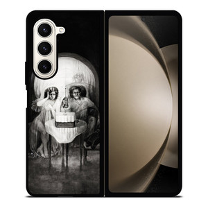 DATE SKULLS ILLUSION BLACK Samsung Z Fold 5 Case DATE SKULLS ILLUSION BLACK Samsung Z Fold 5 Case