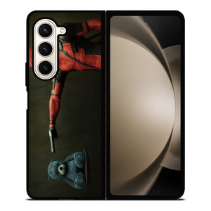 DEADPOOL SUPERHERO TEDDY BEAR Samsung Z Fold 5 Case DEADPOOL SUPERHERO TEDDY BEAR Samsung Z Fold 5 Case