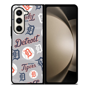 DETROIT TIGERS PATTERN 2 Samsung Z Fold 5 Case DETROIT TIGERS PATTERN 2 Samsung Z Fold 5 Case