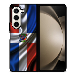 DOMINICAN REPUBLIC FLAG Samsung Z Fold 5 Case DOMINICAN REPUBLIC FLAG Samsung Z Fold 5 Case