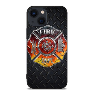 FIREFIGHTER FIRE DEPT iPhone 14 Plus Case FIREFIGHTER FIRE DEPT iPhone 14 Plus Case