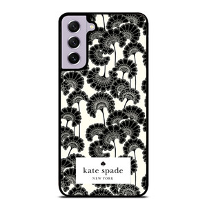 JAPANESE BLACK FLORAL KADE SPADE Samsung Galaxy S21 FE Case