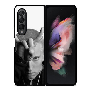 EMINEM HORNS RAPPER Samsung Z Fold 3 Case EMINEM HORNS RAPPER Samsung Z Fold 3 Case