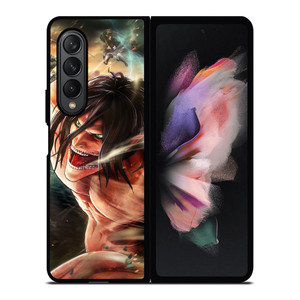 EREN ATTACK ON TITAN Samsung Z Fold 3 Case EREN ATTACK ON TITAN Samsung Z Fold 3 Case