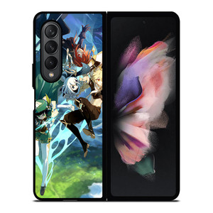 GENSHIN IMPACT CHARACTERS 2 Samsung Z Fold 3 Case GENSHIN IMPACT CHARACTERS 2 Samsung Z Fold 3 Case