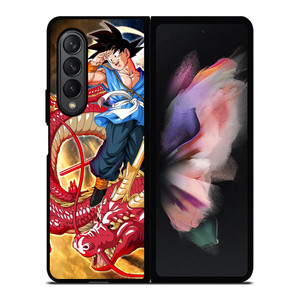 GOKU AND SHENRON DRAGON Samsung Z Fold 3 Case GOKU AND SHENRON DRAGON Samsung Z Fold 3 Case