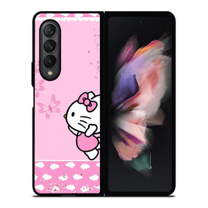 HELLO KITTY PINK LOVE Samsung Z Fold 3 Case HELLO KITTY PINK LOVE Samsung Z Fold 3 Case