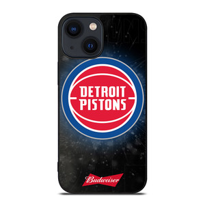 DETROIT PISTONS BUDWEISER iPhone 14 Plus Case DETROIT PISTONS BUDWEISER iPhone 14 Plus Case