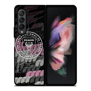 INTER MIAMI LOGO 3 Samsung Z Fold 3 Case INTER MIAMI LOGO 3 Samsung Z Fold 3 Case