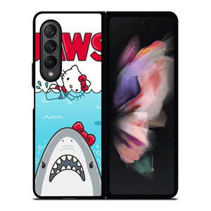 JAWS VS HELLO KITTY Samsung Z Fold 3 Case JAWS VS HELLO KITTY Samsung Z Fold 3 Case
