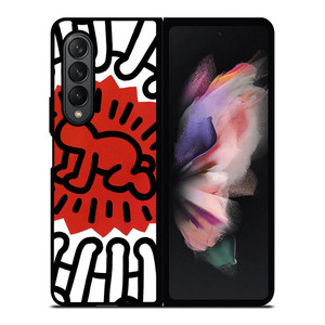 KEITH HARING 3 Samsung Z Fold 3 Case KEITH HARING 3 Samsung Z Fold 3 Case