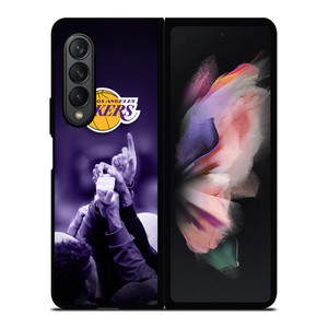 LA LAKERS LOS ANGELES Samsung Z Fold 3 Case LA LAKERS LOS ANGELES Samsung Z Fold 3 Case