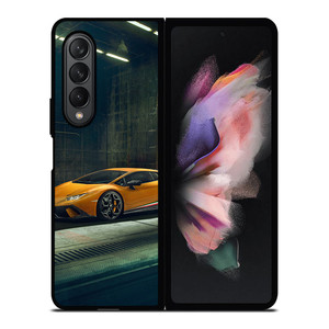LAMBORGHINI CAR DRIVE Samsung Z Fold 3 Case LAMBORGHINI CAR DRIVE Samsung Z Fold 3 Case