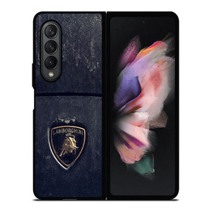 LAMBORGHINI LOGO Samsung Z Fold 3 Case LAMBORGHINI LOGO Samsung Z Fold 3 Case