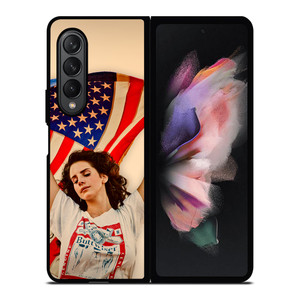 LANA DEL REY AMERICAN FLAG Samsung Z Fold 3 Case LANA DEL REY AMERICAN FLAG Samsung Z Fold 3 Case