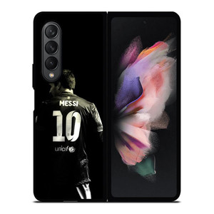 LIONEL MESSI BLACK AND WHITE Samsung Z Fold 3 Case LIONEL MESSI BLACK AND WHITE Samsung Z Fold 3 Case
