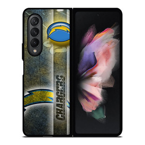 LOS ANGELES CHARGERS 3 Samsung Z Fold 3 Case LOS ANGELES CHARGERS 3 Samsung Z Fold 3 Case