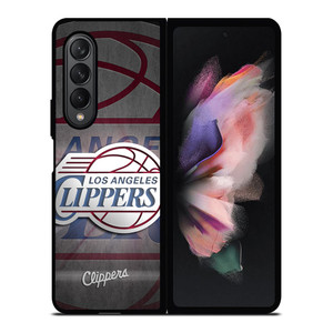 LOS ANGELES CLIPPERS LOGO 3 Samsung Z Fold 3 Case LOS ANGELES CLIPPERS LOGO 3 Samsung Z Fold 3 Case
