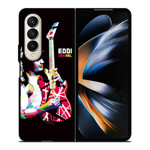 EDDIE VAN HALEN GUITAR Samsung Z Fold 4 Case EDDIE VAN HALEN GUITAR Samsung Z Fold 4 Case