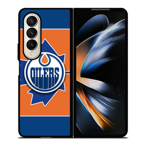 EDMONTON OILERS LOGO Samsung Z Fold 4 Case EDMONTON OILERS LOGO Samsung Z Fold 4 Case