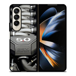 FORD MUSTANG ENGINE Samsung Z Fold 4 Case FORD MUSTANG ENGINE Samsung Z Fold 4 Case