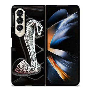 FORD MUSTANG SHELBY LOGO Samsung Z Fold 4 Case FORD MUSTANG SHELBY LOGO Samsung Z Fold 4 Case