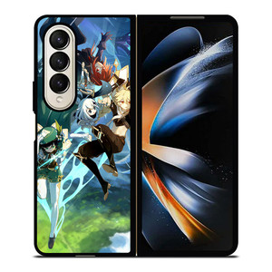 GENSHIN IMPACT CHARACTERS 2 Samsung Z Fold 4 Case GENSHIN IMPACT CHARACTERS 2 Samsung Z Fold 4 Case