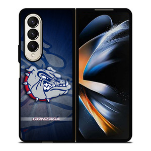 GONZAGA BULLDOGS UNIVERSITY LOGO Samsung Z Fold 4 Case GONZAGA BULLDOGS UNIVERSITY LOGO Samsung Z Fold 4 Case