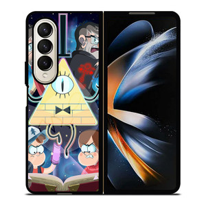 GRAVITY FALLS CARTOON ART Samsung Z Fold 4 Case GRAVITY FALLS CARTOON ART Samsung Z Fold 4 Case
