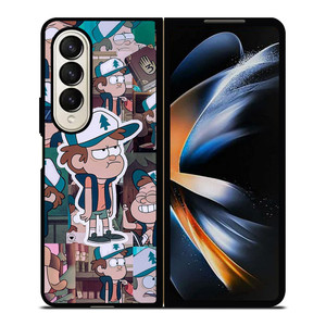 GRAVITY FALLS COLLAGE Samsung Z Fold 4 Case