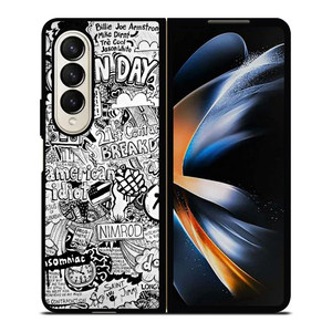 GREEN DAY BAND 2 Samsung Z Fold 4 Case GREEN DAY BAND 2 Samsung Z Fold 4 Case