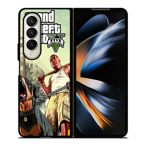 GTA 5 GRAND THEFT AUTO Samsung Z Fold 4 Case GTA 5 GRAND THEFT AUTO Samsung Z Fold 4 Case