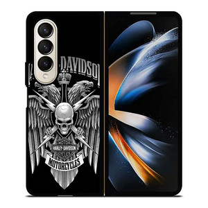 HARLEY DAVIDSON SKULL 2 Samsung Z Fold 4 Case HARLEY DAVIDSON SKULL 2 Samsung Z Fold 4 Case