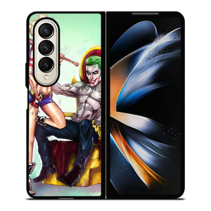 HARLEY QUINN AND JOKER 2 Samsung Z Fold 4 Case HARLEY QUINN AND JOKER 2 Samsung Z Fold 4 Case