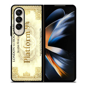 HARRY POTTER TICKET LONDON HOGWARTS Samsung Z Fold 4 Case HARRY POTTER TICKET LONDON HOGWARTS Samsung Z Fold 4 Case