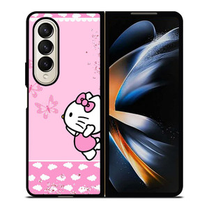 HELLO KITTY PINK LOVE Samsung Z Fold 4 Case HELLO KITTY PINK LOVE Samsung Z Fold 4 Case