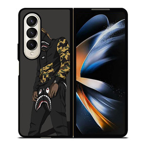 HIP HOP CAMO BAPE Samsung Z Fold 4 Case HIP HOP CAMO BAPE Samsung Z Fold 4 Case