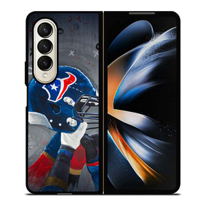 HOUSTON TEXANS HELMET 3 Samsung Z Fold 4 Case HOUSTON TEXANS HELMET 3 Samsung Z Fold 4 Case