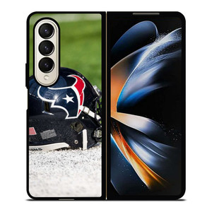 HOUSTON TEXANS HELMET Samsung Z Fold 4 Case HOUSTON TEXANS HELMET Samsung Z Fold 4 Case