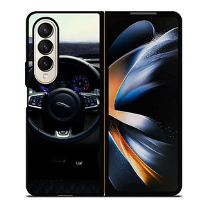 JAGUAR STEERING WHEEL Samsung Z Fold 4 Case JAGUAR STEERING WHEEL Samsung Z Fold 4 Case