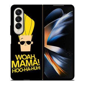 JOHNNY BRAVO WOAH MAMA Samsung Z Fold 4 Case JOHNNY BRAVO WOAH MAMA Samsung Z Fold 4 Case
