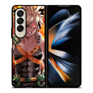 KATSUKI BAKUGO ART ANIME Samsung Z Fold 4 Case KATSUKI BAKUGO ART ANIME Samsung Z Fold 4 Case