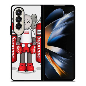 KAWS SUPREME Samsung Z Fold 4 Case KAWS SUPREME Samsung Z Fold 4 Case