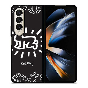 KEITH HARING 4 Samsung Z Fold 4 Case KEITH HARING 4 Samsung Z Fold 4 Case