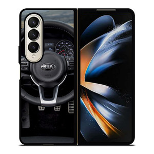 KIA RIO STEERING WHEEL Samsung Z Fold 4 Case KIA RIO STEERING WHEEL Samsung Z Fold 4 Case