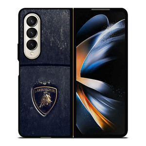LAMBORGHINI LOGO Samsung Z Fold 4 Case LAMBORGHINI LOGO Samsung Z Fold 4 Case