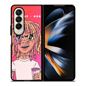 LIL PUMP BOSS CARTOON Samsung Z Fold 4 Case LIL PUMP BOSS CARTOON Samsung Z Fold 4 Case